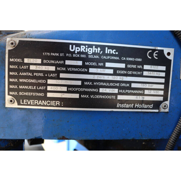 1998 UPRIGHT SL20-42105453