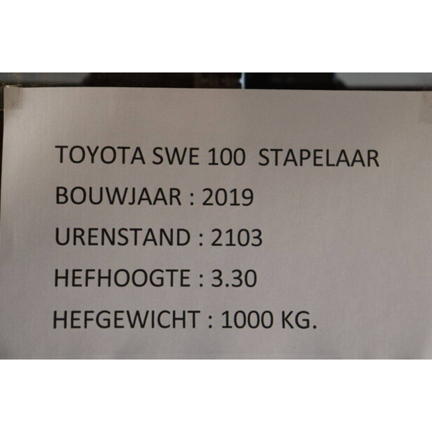 2019 Toyota SWE 100-42105510