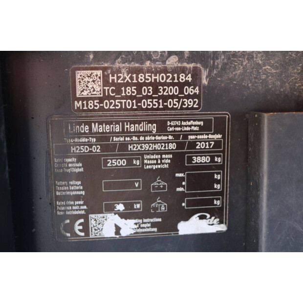 2017 Linde H25D-02-42105778