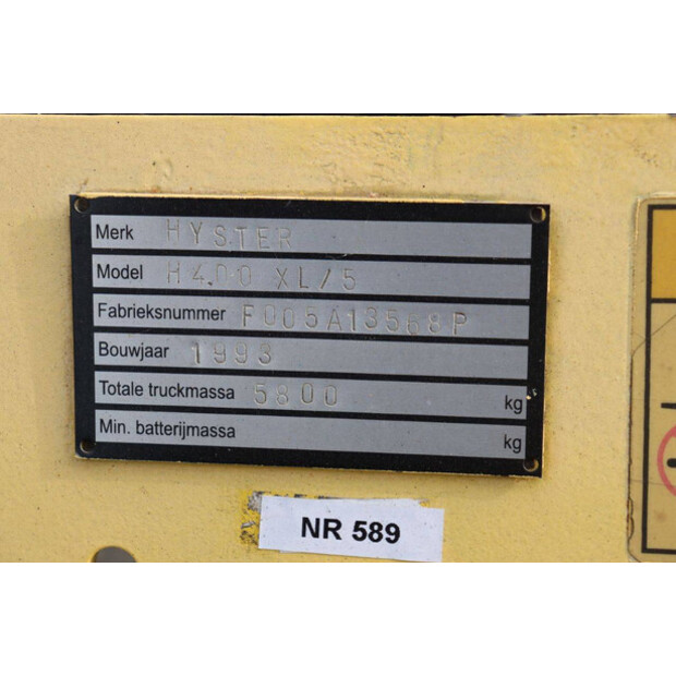 1993 Hyster H4.00XL-5-42106205