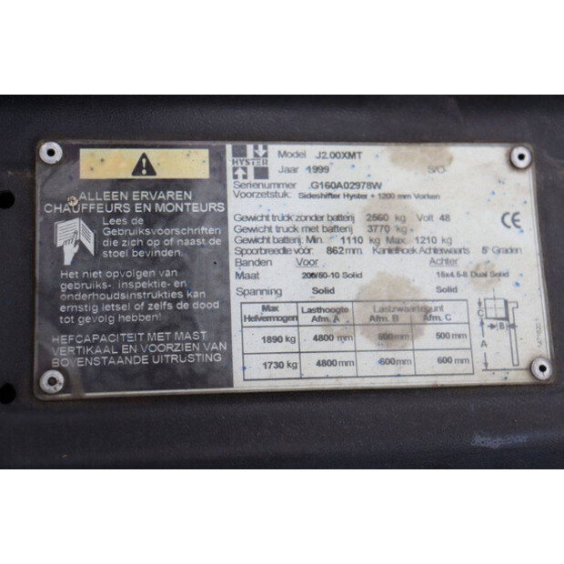 1999 هايستر J2.00XMT-42106257