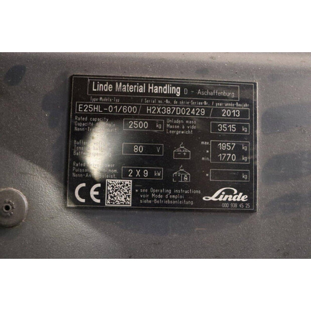 2013 ليندي E25HL-01/600-42106658