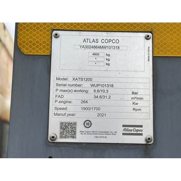 2021 Atlas-Copco XATS 1200 CUD-42124168