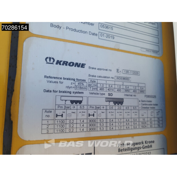 2019 Krone SD-42124251