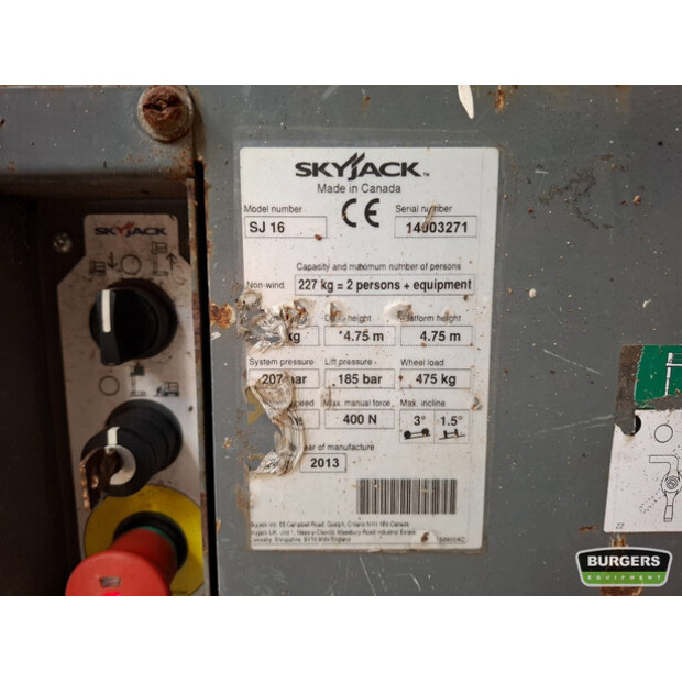 2013 SkyJack SJ16-42149740