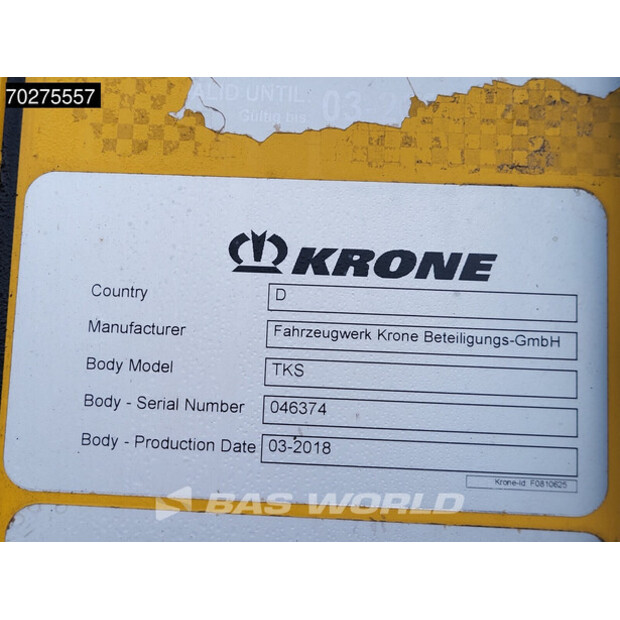 2018 Krone Thermo King SLXi 300-42151904
