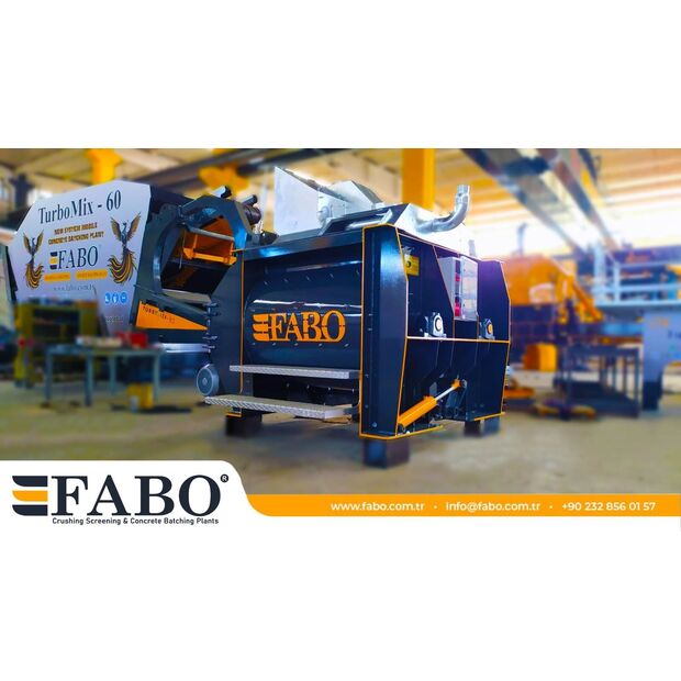 2025 FABO 1 m3 TWIN SHAFT MIXER-42153504
