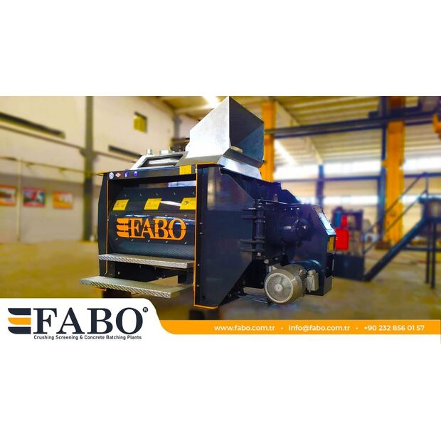 2025 FABO 1 m3 TWIN SHAFT MIXER-42153505