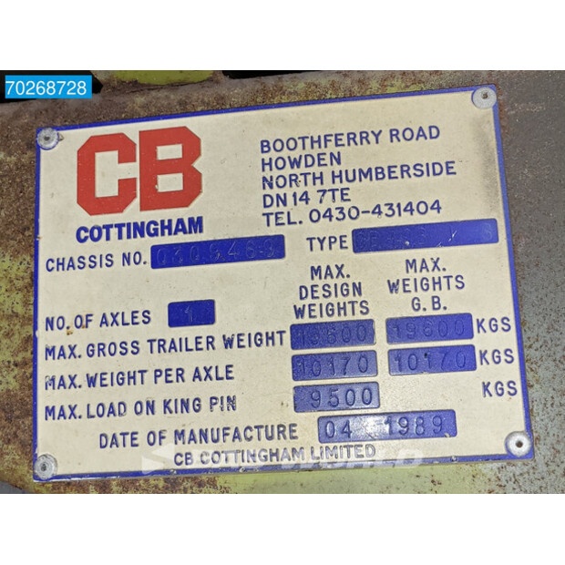 1989 Cottingham CB 19615-42170875