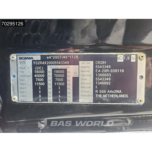 2019 Scania R500-42200145