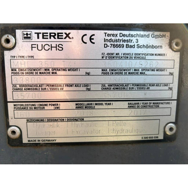 2017 FUCHS MHL350F-42215336