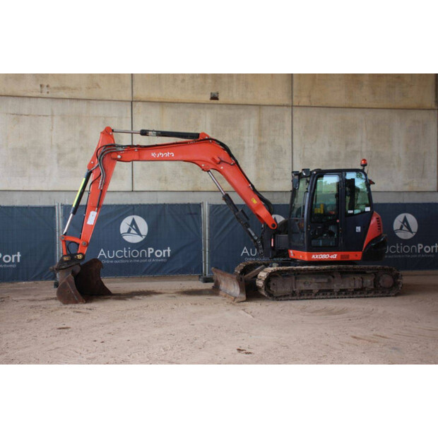 2016 KUBOTA KX080-4-42217324