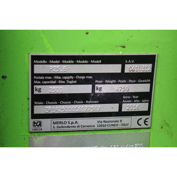 2016 Merlo P25.6-42219787