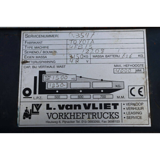 Toyota 4FB15-42220584