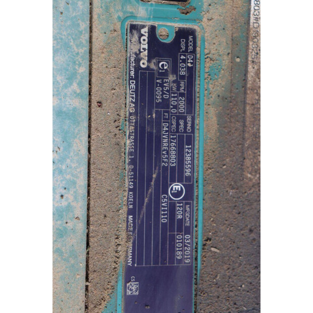 2019 فولفو EC160E NL-42220837