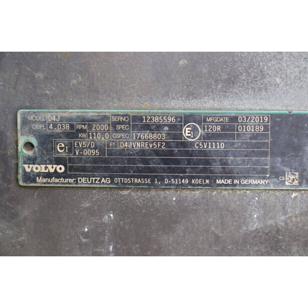 2019 فولفو EC160E NL-42220853