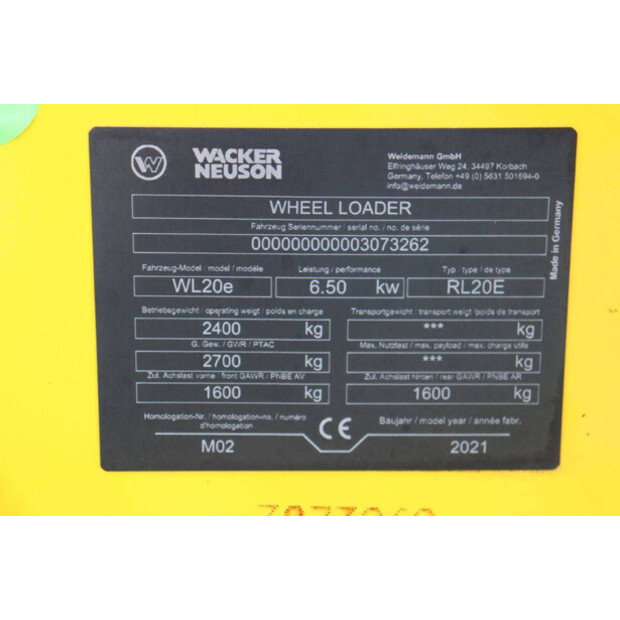 2021 Neuson WL20E-42221339
