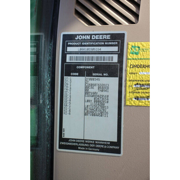 JOHN DEERE 6610-42222244