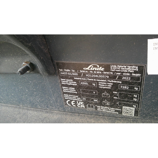 2022 Linde H45T-01-600-42227266