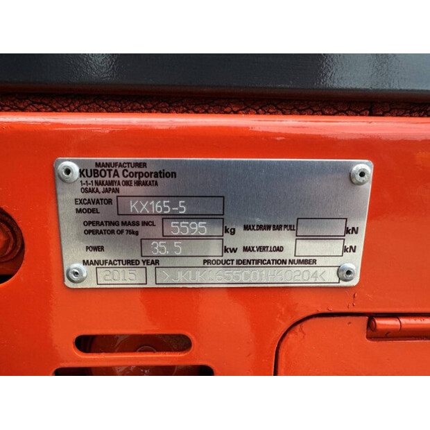 2015 KUBOTA KX165-5-42245612