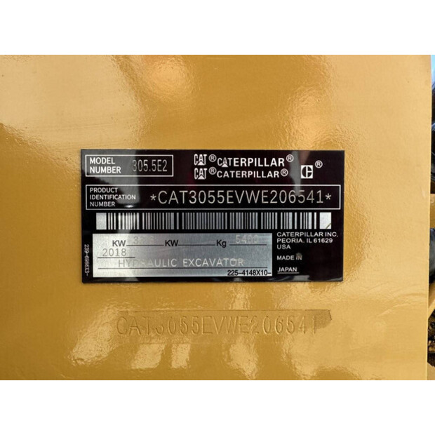 2018 Caterpillar 305.5E2-42245655