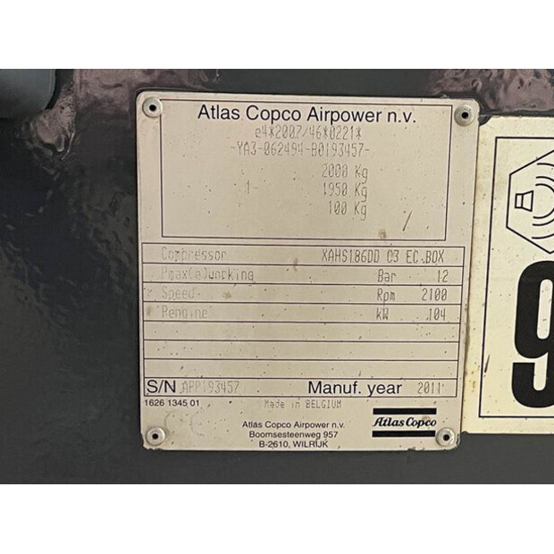2011 Atlas-Copco XAHS186-42264278