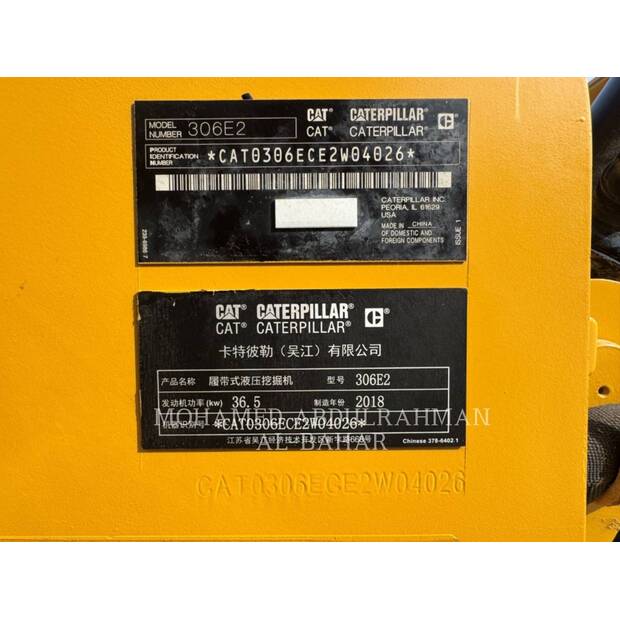 2018 Caterpillar 306E2-42274691