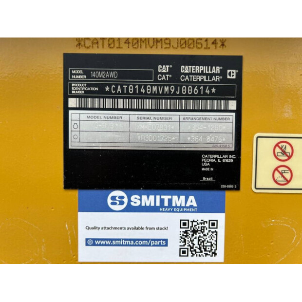 2012 Caterpillar 140M2 AWD-42301545