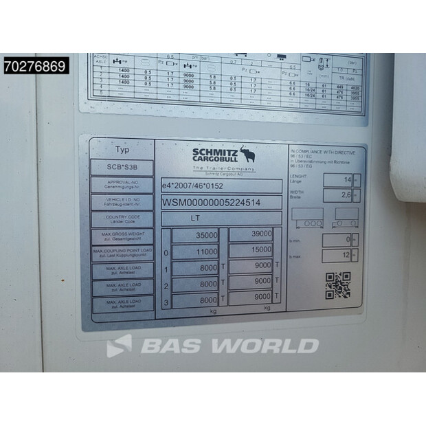 2019 Schmitz Cargobull Thermo King SLXi 300-42303054