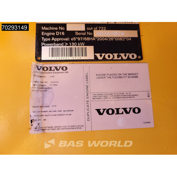 2016 Volvo L350F-42306035