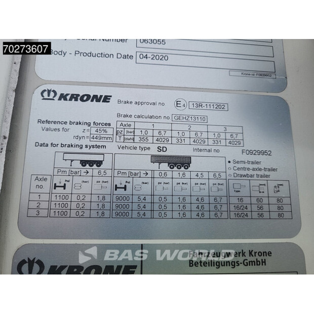 2020 Krone SD-42319883