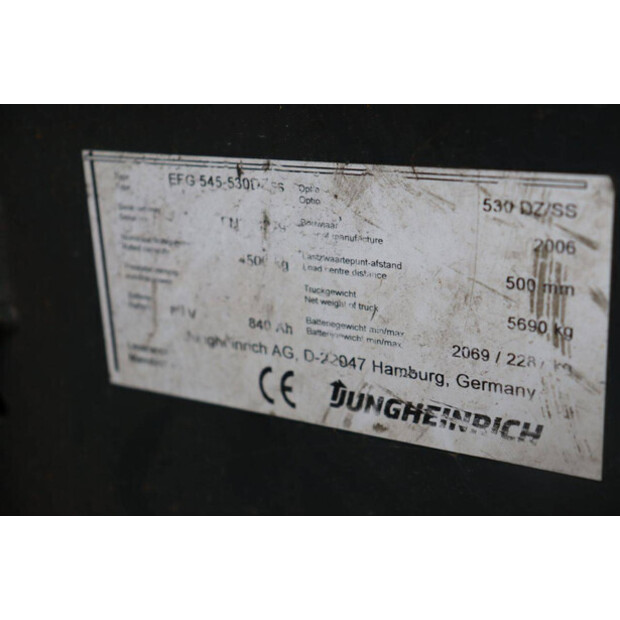 2006 Jungheinrich EFG545-42323130