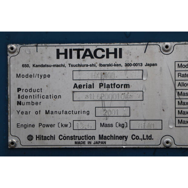 2001 هيتاشى HX140B-42324868