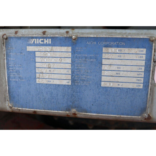 2007 Aichi SR18A-42328304
