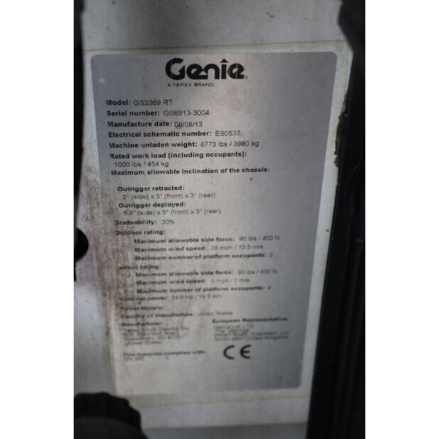 2013 Genie GS3369 RT-42328455