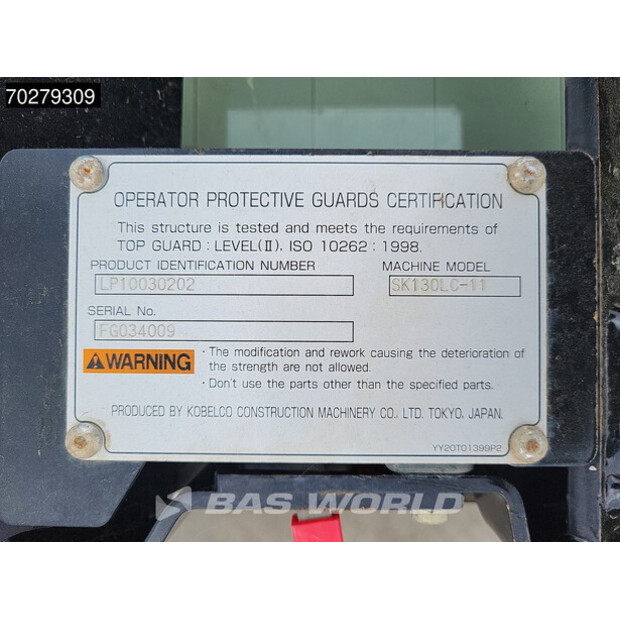 2020 KOBELCO SK130LC-11-42336627