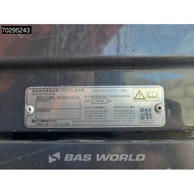 2017 Hitachi ZX135US-6-42356938