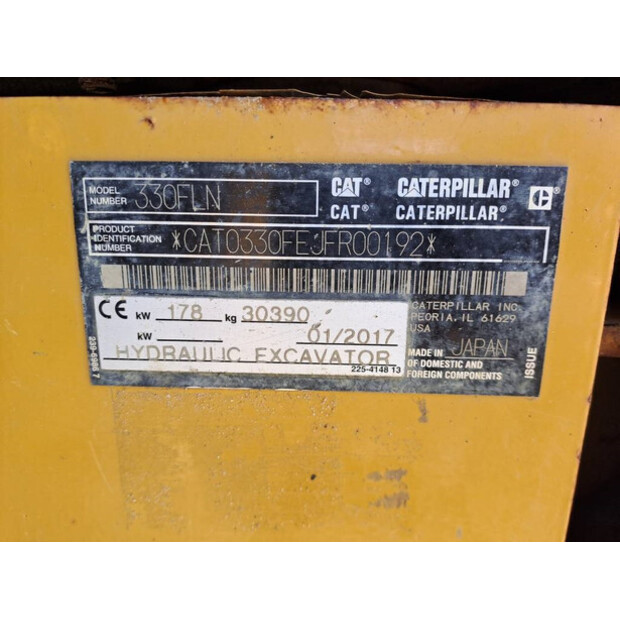 2017 Caterpillar 330FLN-42373466