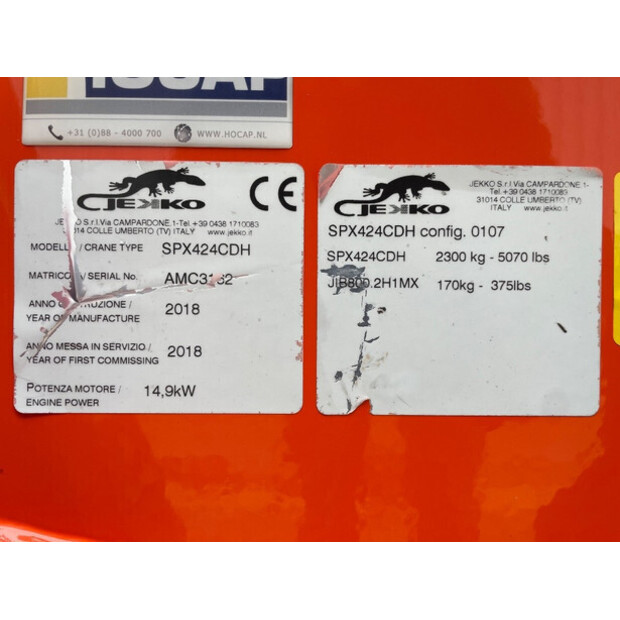2018 Jekko SPX 424 CDH-42376499