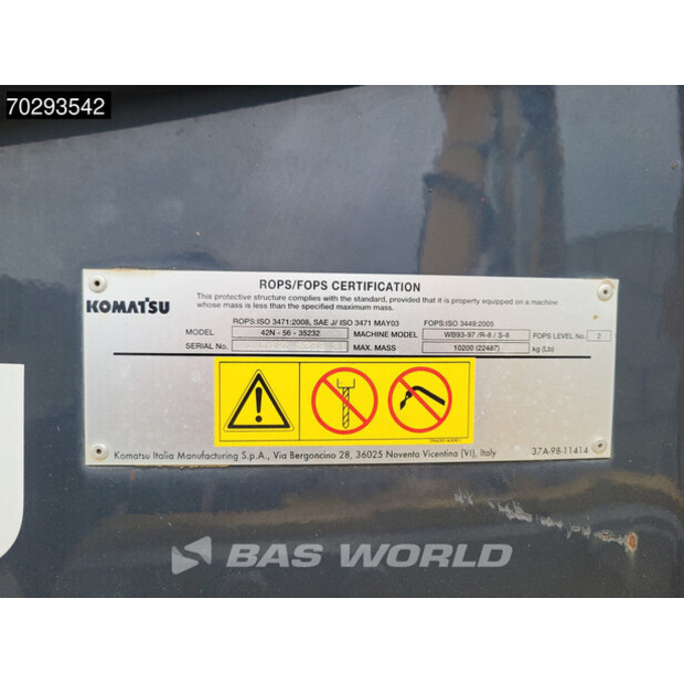 2021 Komatsu WB93 R-8 WB93R-8-42377676