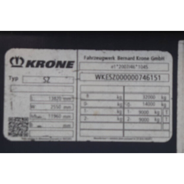 2016 Krone SZ-42394003