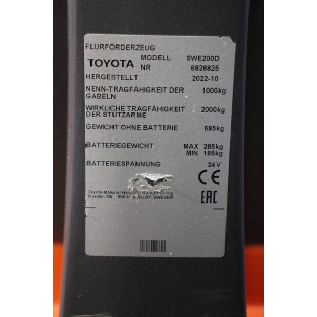2022 Toyota SWE200D-42402718