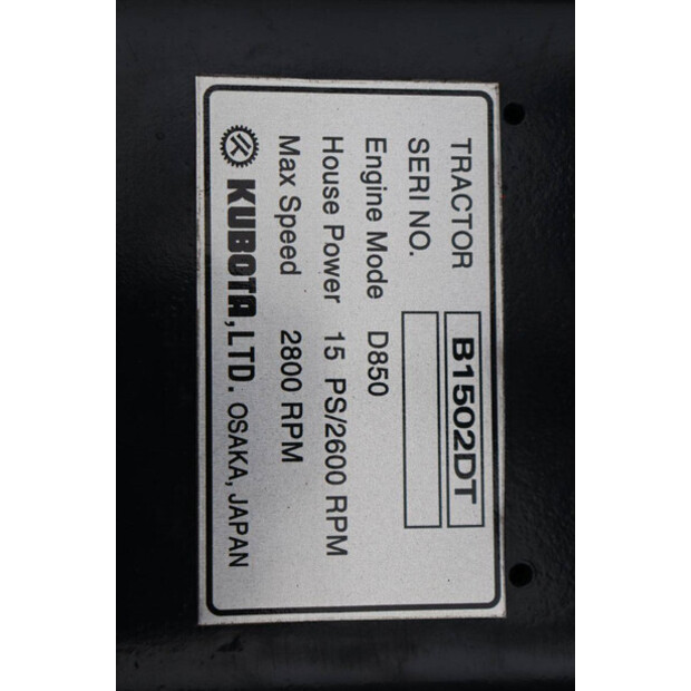 KUBOTA B1502DT-42403894