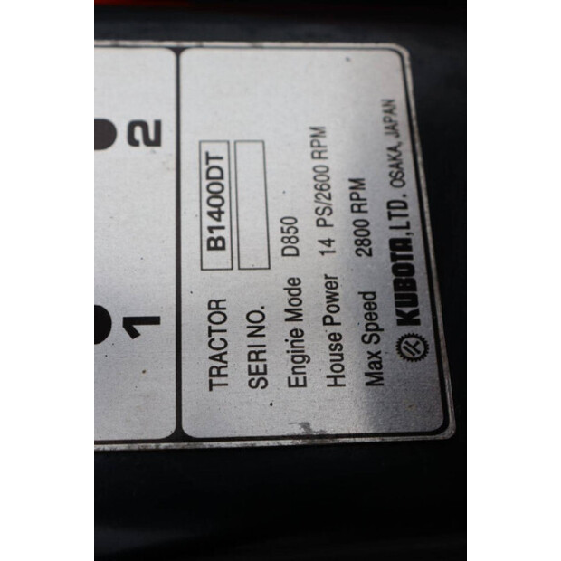 KUBOTA B1400DT-42403928