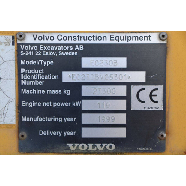 1999 Volvo EC230B-42404909