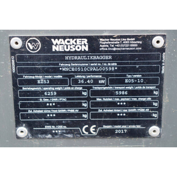 2017 Neuson EZ53-42405804