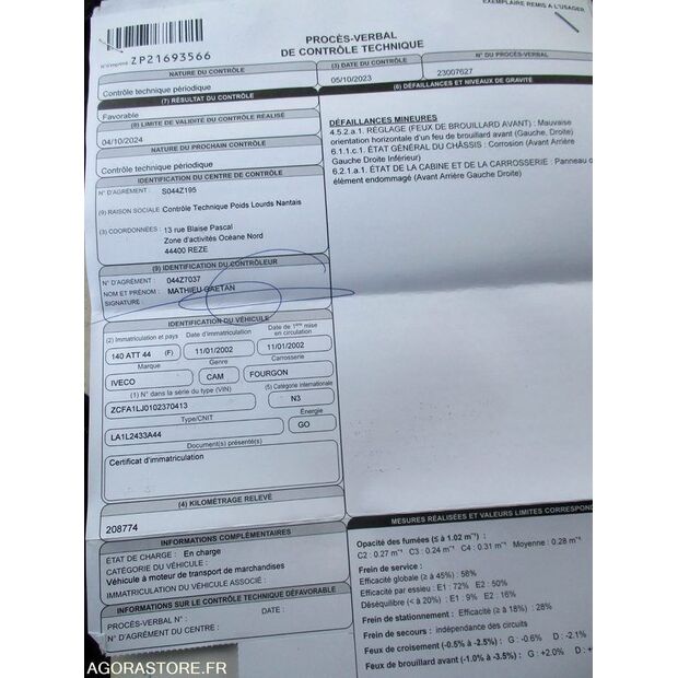 2002 Iveco 150E24-42420687