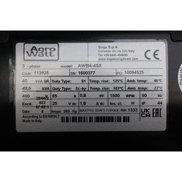 Agro Watt AWB4-45X-42422034