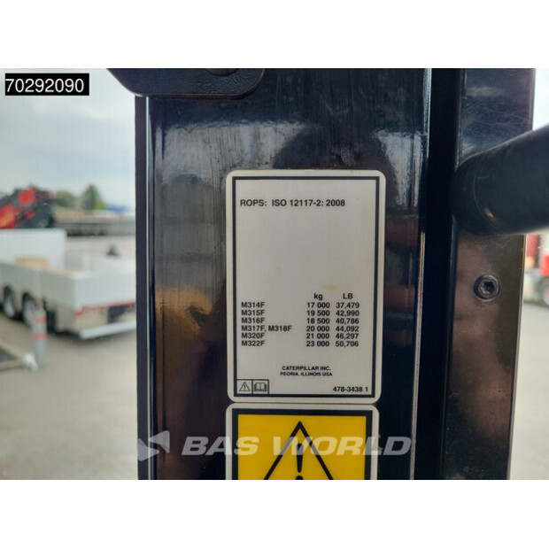 2016 Caterpillar M322F-42423104