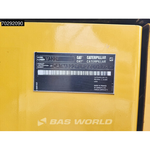 2016 Caterpillar M322F-42423107